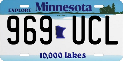 MN license plate 969UCL