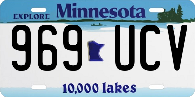 MN license plate 969UCV