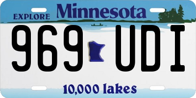 MN license plate 969UDI