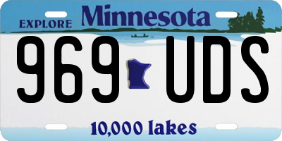 MN license plate 969UDS