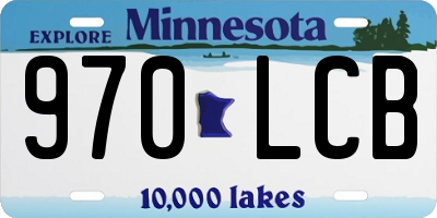 MN license plate 970LCB
