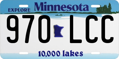 MN license plate 970LCC