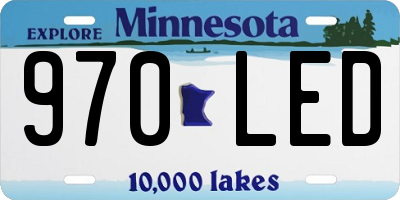 MN license plate 970LED