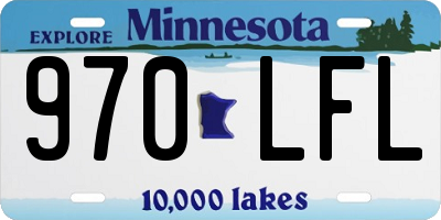 MN license plate 970LFL