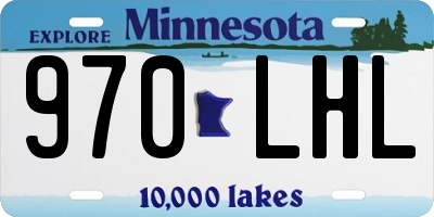 MN license plate 970LHL