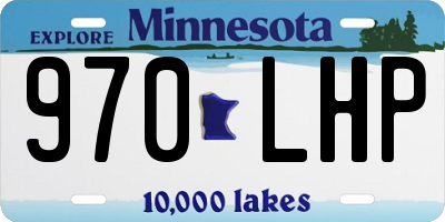 MN license plate 970LHP
