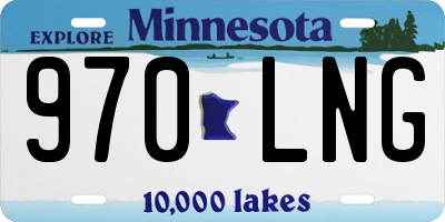 MN license plate 970LNG