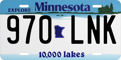 MN license plate 970LNK