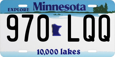 MN license plate 970LQQ