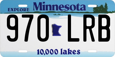MN license plate 970LRB