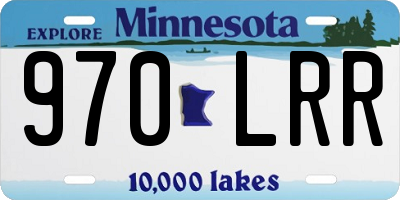 MN license plate 970LRR