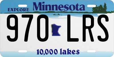 MN license plate 970LRS