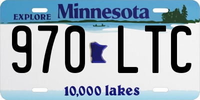 MN license plate 970LTC