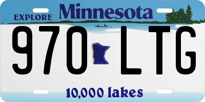 MN license plate 970LTG