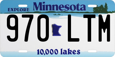 MN license plate 970LTM