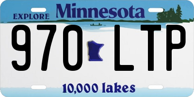 MN license plate 970LTP