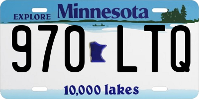 MN license plate 970LTQ