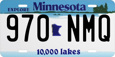MN license plate 970NMQ