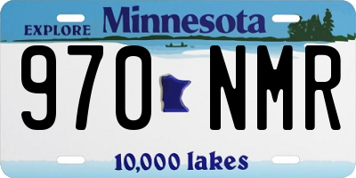 MN license plate 970NMR