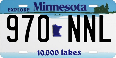 MN license plate 970NNL