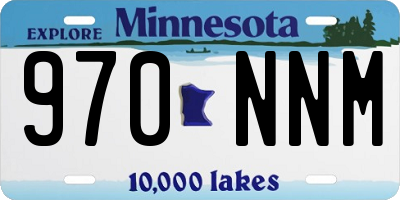 MN license plate 970NNM
