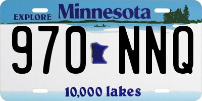 MN license plate 970NNQ