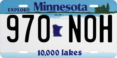MN license plate 970NOH