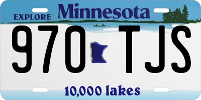 MN license plate 970TJS