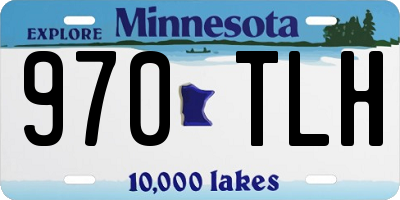 MN license plate 970TLH