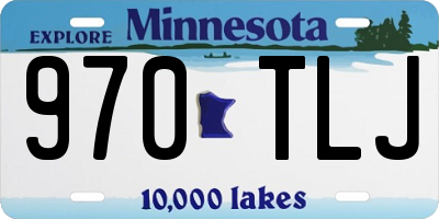 MN license plate 970TLJ