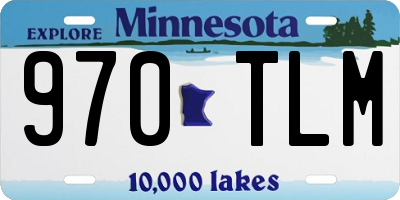 MN license plate 970TLM