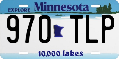MN license plate 970TLP