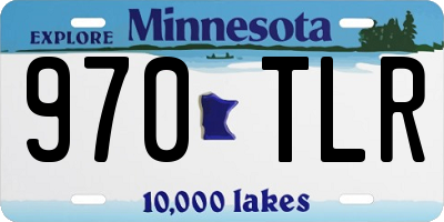 MN license plate 970TLR