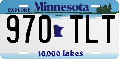 MN license plate 970TLT