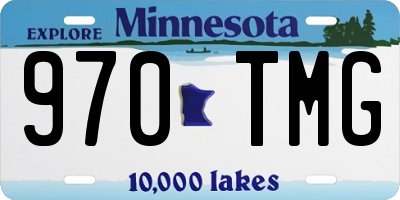 MN license plate 970TMG