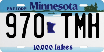 MN license plate 970TMH