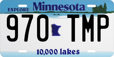 MN license plate 970TMP