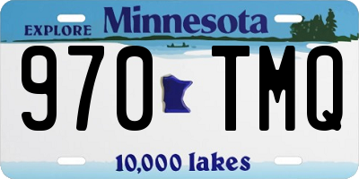 MN license plate 970TMQ