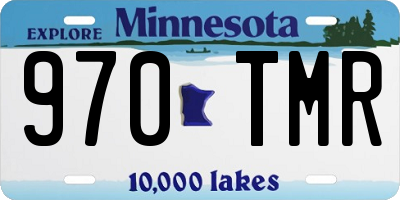 MN license plate 970TMR