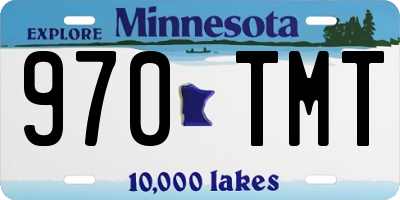 MN license plate 970TMT