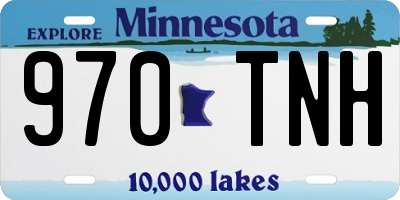 MN license plate 970TNH