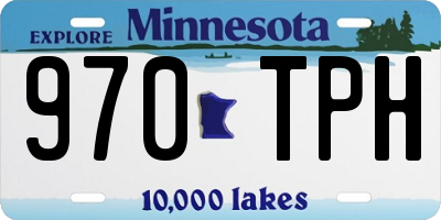 MN license plate 970TPH