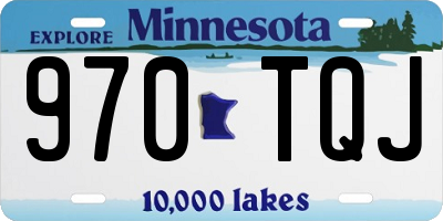 MN license plate 970TQJ