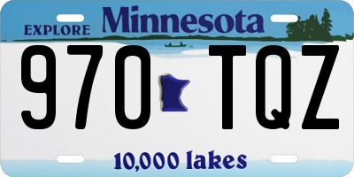 MN license plate 970TQZ