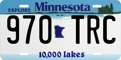 MN license plate 970TRC