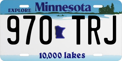MN license plate 970TRJ