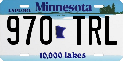 MN license plate 970TRL