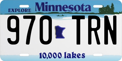MN license plate 970TRN