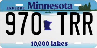 MN license plate 970TRR