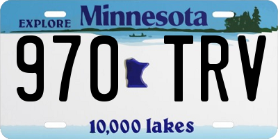 MN license plate 970TRV
